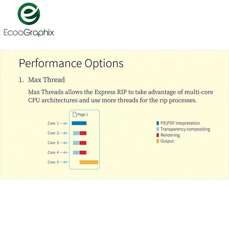 Ecoo Express RIP за офсетов печат Цифров CTP
